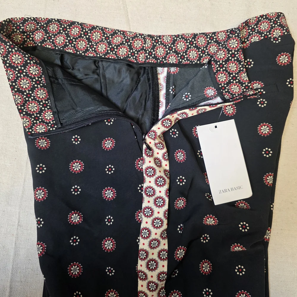 Zara Wide Leg Sleek Silky Trousers. NWT. - Picture 5 of 8